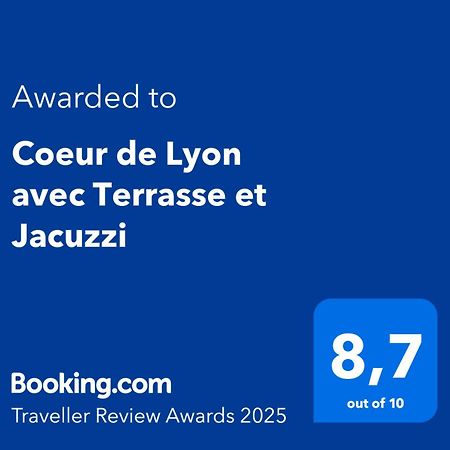 Coeur De Lyon Avec Terrasse Et Jacuzzi Leilighet Eksteriør bilde